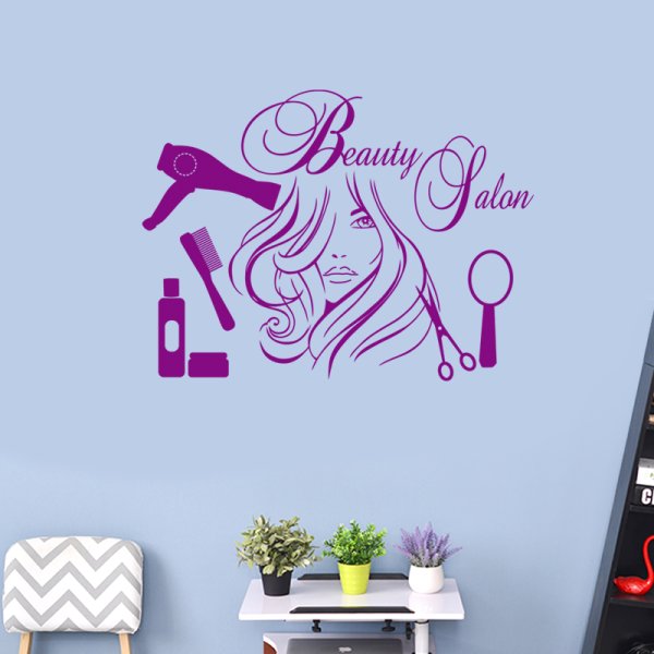 Наклейки на окна салон красоты