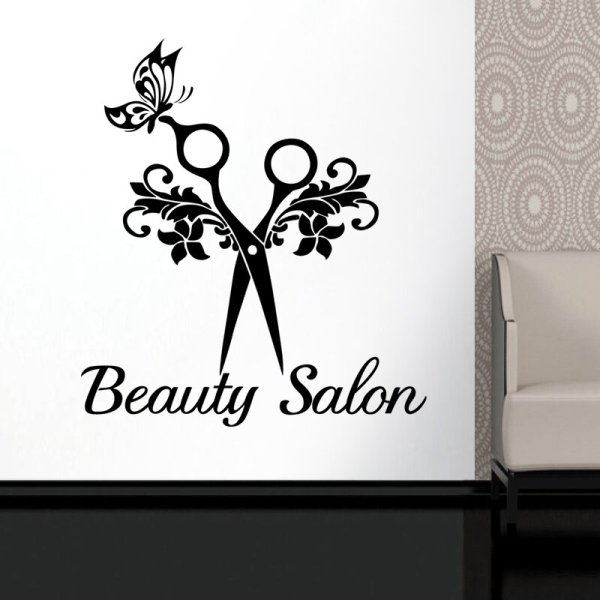 Интерьерная наклейка салон красоты