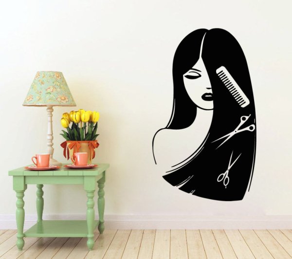 Наклейки на окна реклама салон красоты