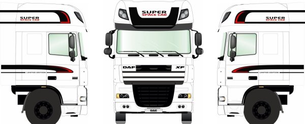 DAF XF 105 габариты