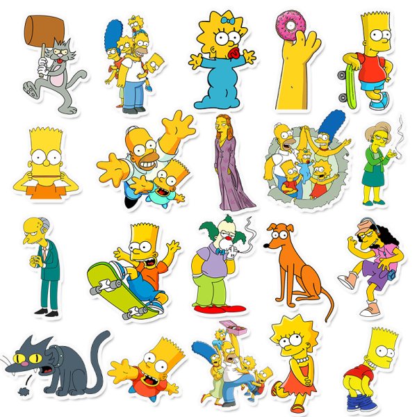 Наклейки из мультфильмов