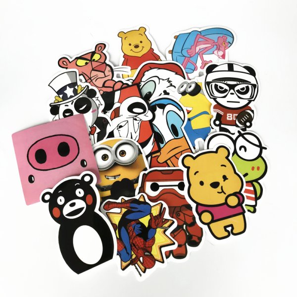 Наклейки мультяшные