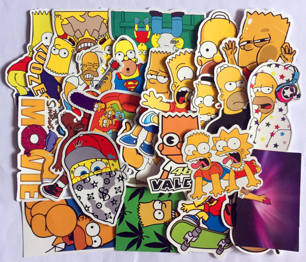 Крутые наклейки из мультиков