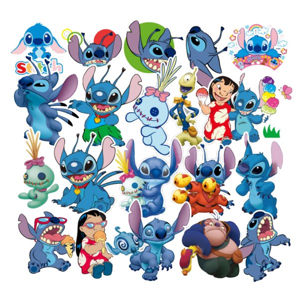 Наклейки Lilo и Стич