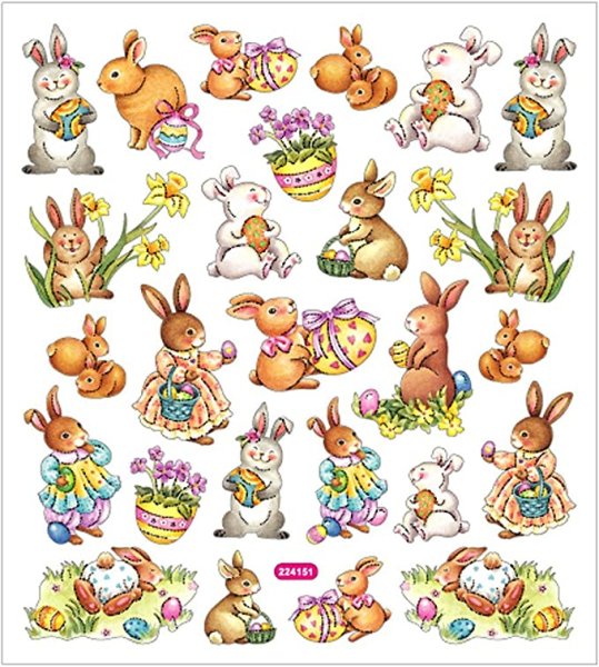 Пасхальные наклейки