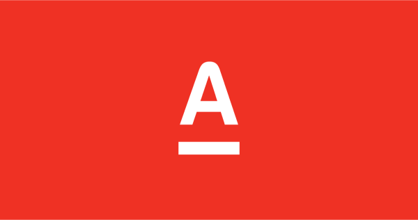 Альфа банк логотип