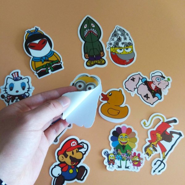 Стикеры с ламинацией