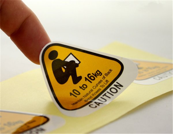 Ламинированная наклейка