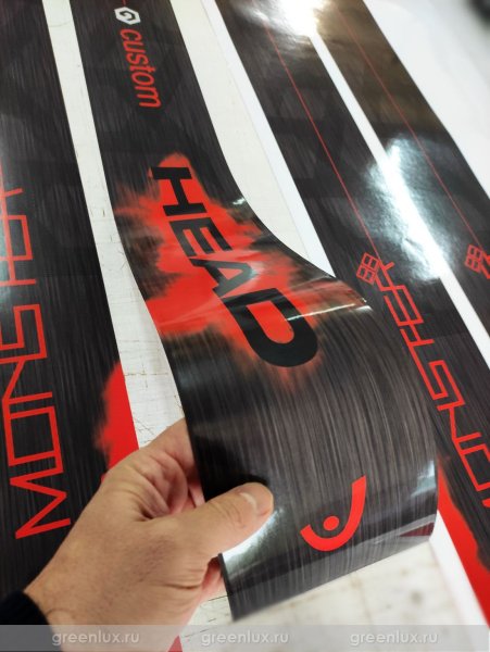 Пластиковые Стикеры с логотипом