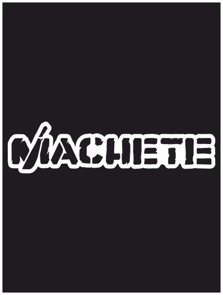 Machete наклейка на авто