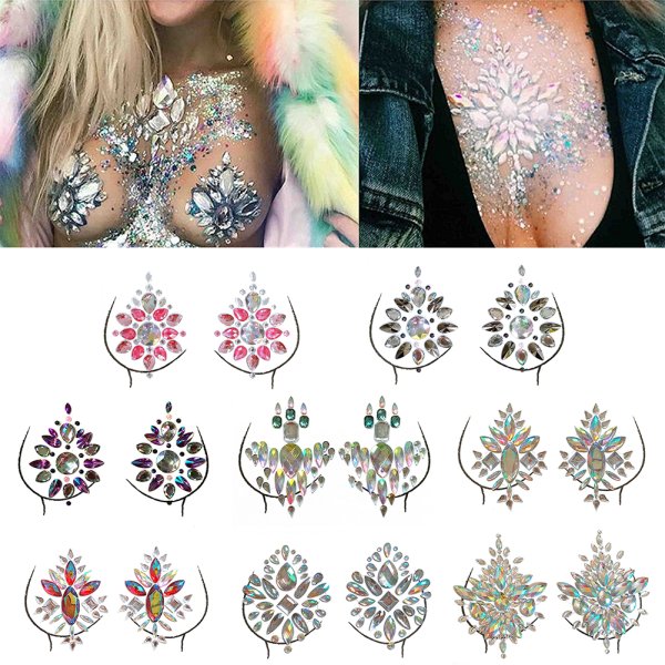 Стразы на тело