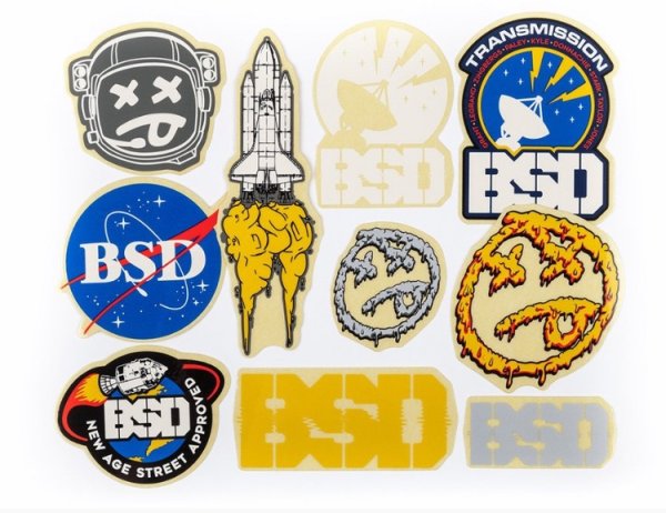 BMX Стикеры BSD