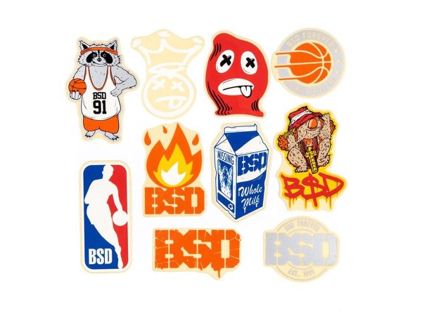 BMX Стикеры BSD
