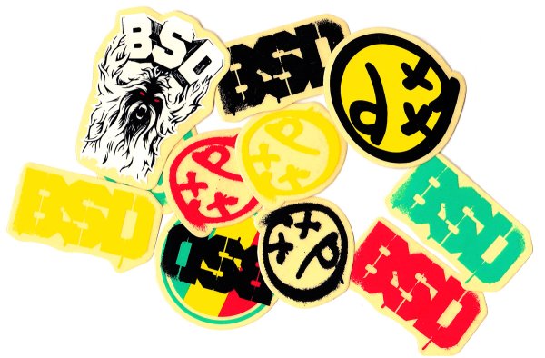 BMX Стикеры BSD