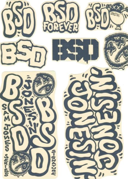 Наклейки на бмх БСД