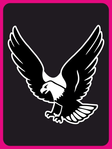 Орёл наклейка на авто