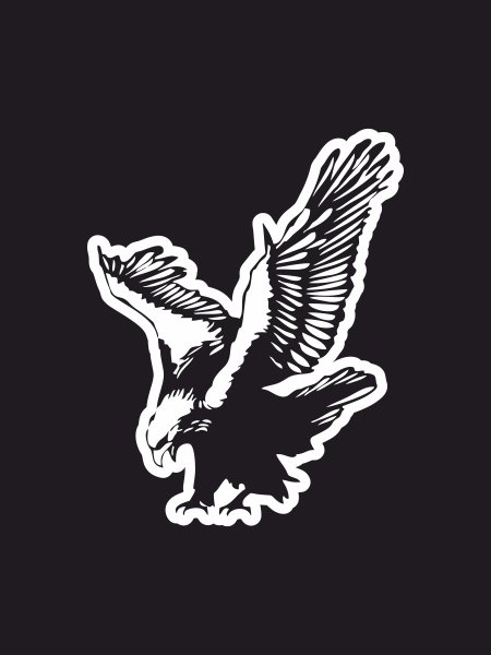 Наклейка Орел на машину