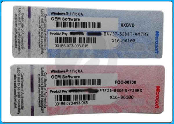 Windows 7 professional x64 Key