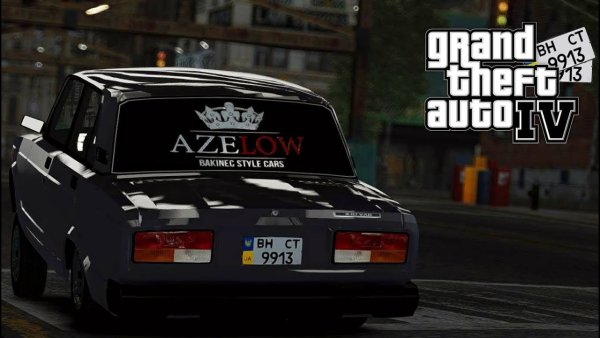 AZELOW наклейка на авто