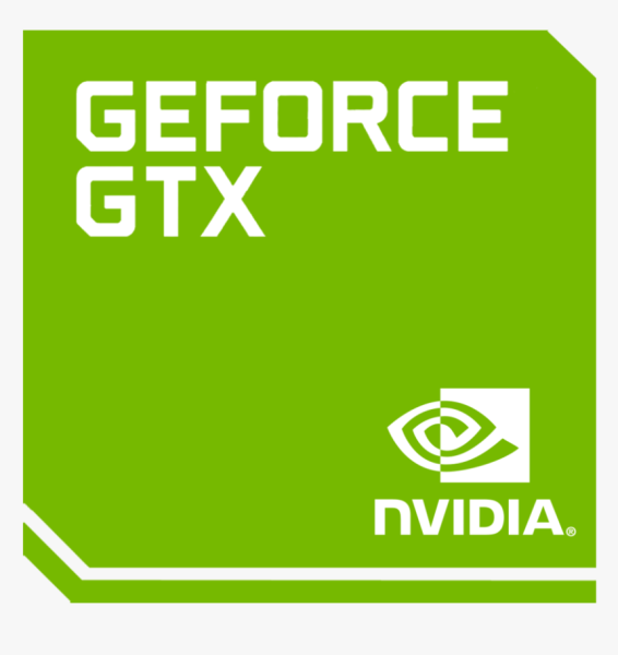 Наклейка GEFORCE GTX