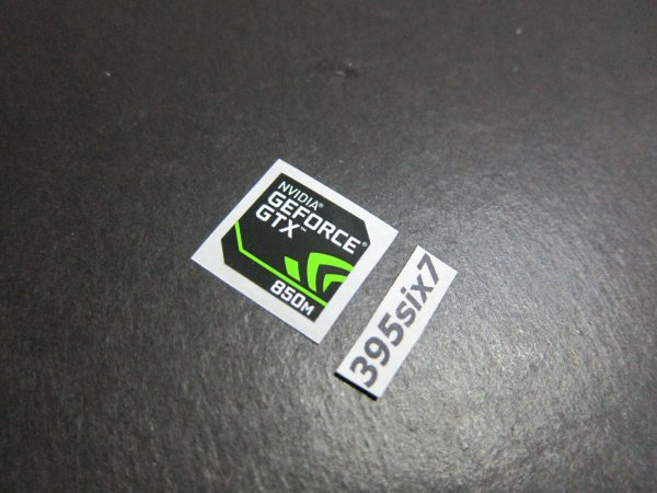 Наклейка GEFORCE GTX