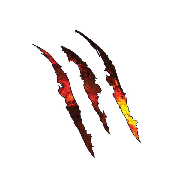 Наклейка шрамы голографическая