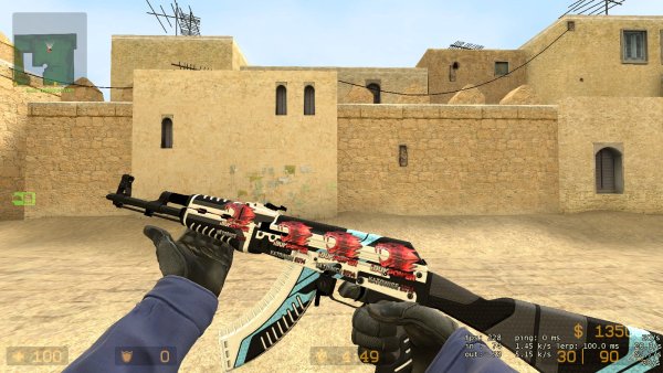 Скин красная линия АК 47