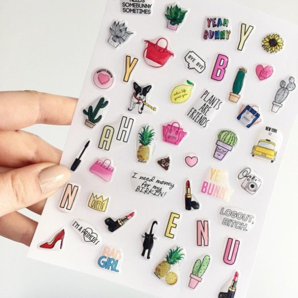 Стикеры для скетчбука