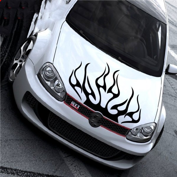 Автонаклейки на капот машины