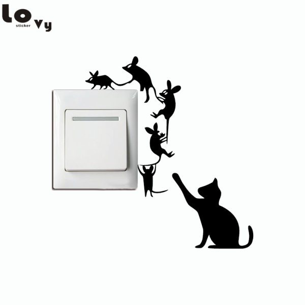 Прикольные наклейки на стену