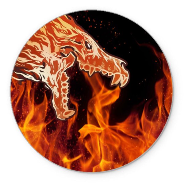 Наклейка утренний вой