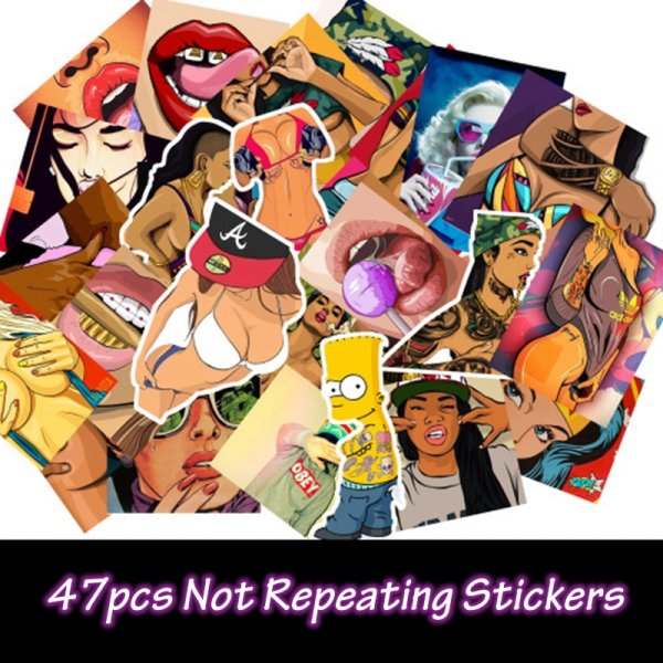 Эротичные наклейки аниме