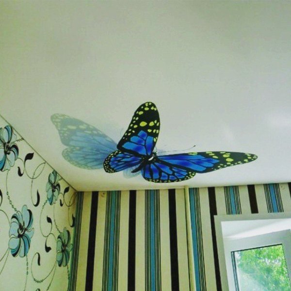 Большие наклейки на потолок