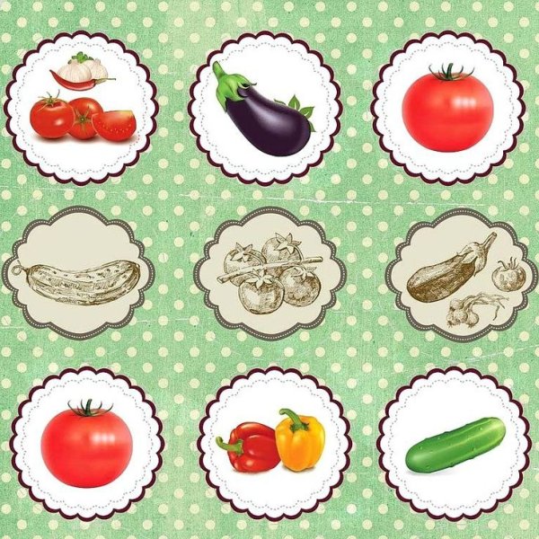 Этикетки для заготовок