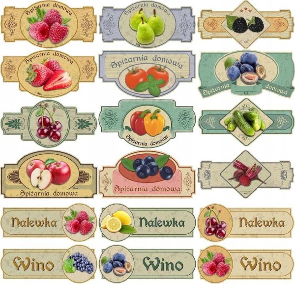 Этикетки для специй