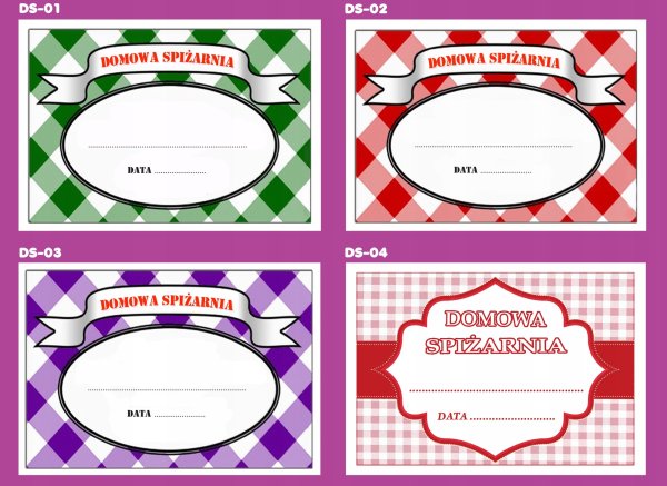 Наклейки для специй