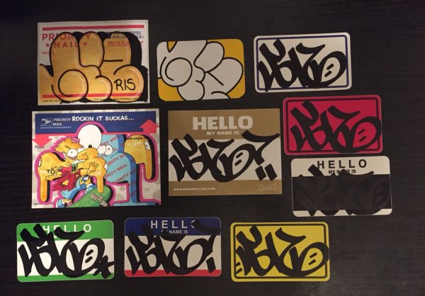 Наклейки для тэга