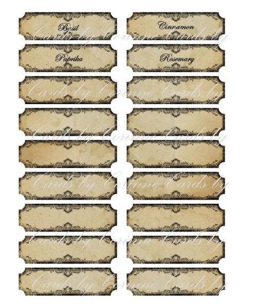 Наклейка на банку с вареньем