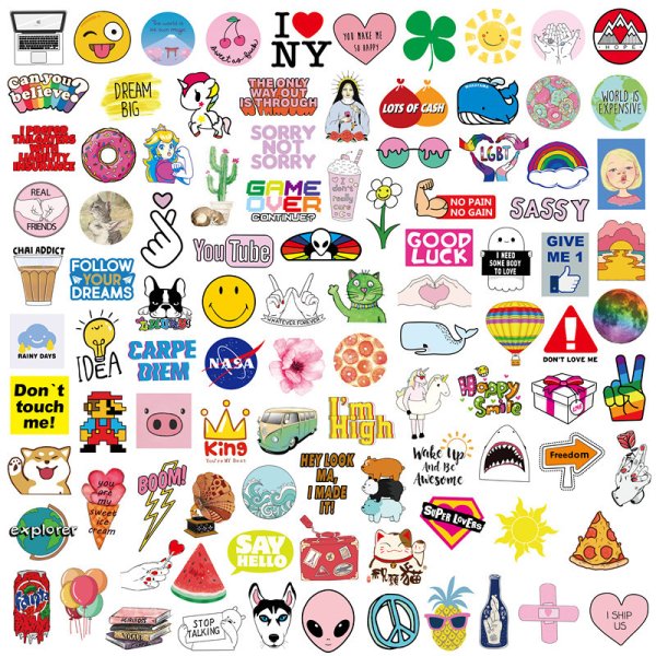 Розовые Стикеры