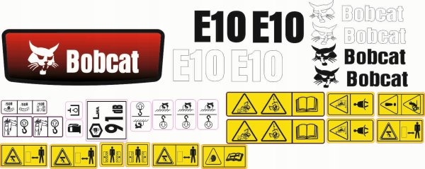 Спецтехника с наклейками