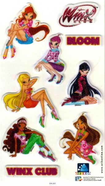 Наклейки Винкс клуб