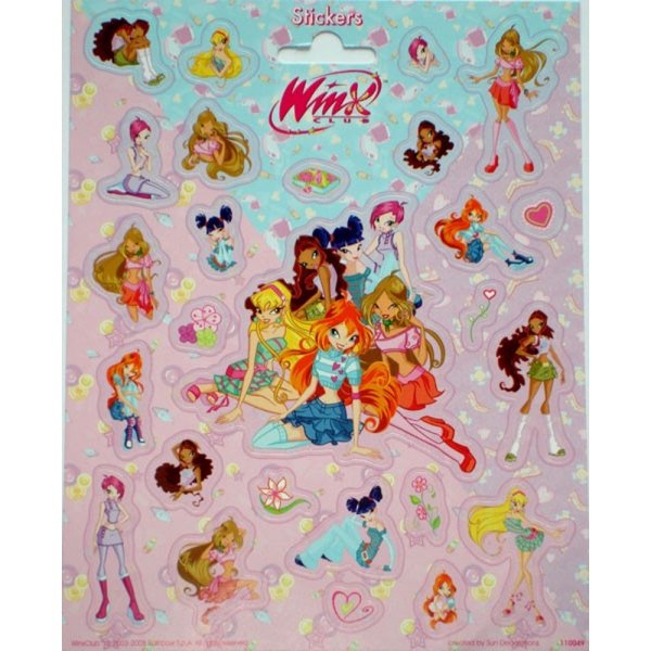 Наклейки Winx (9х16)