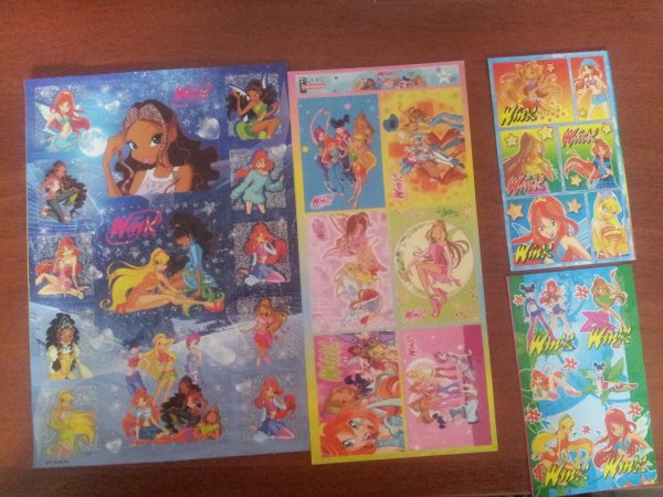 Наклейки для распечатки Винкс