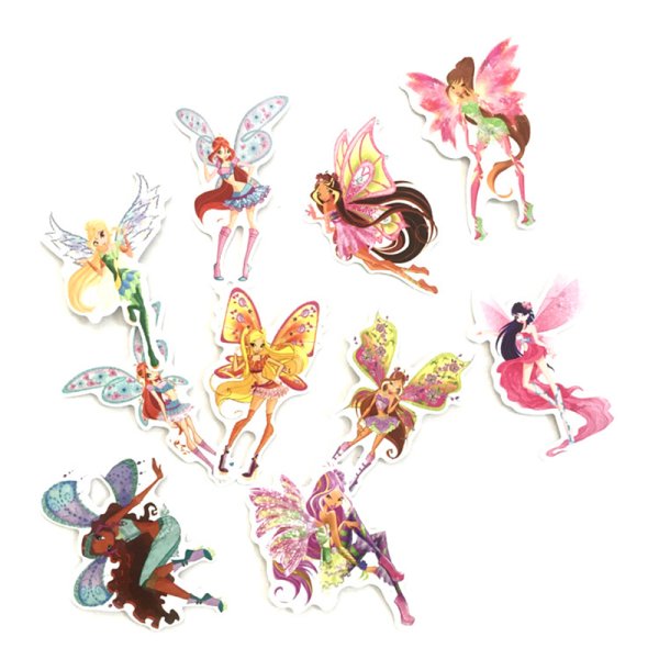 Раскраска с наклейками Winx