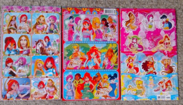 Коллекция наклеек Винкс