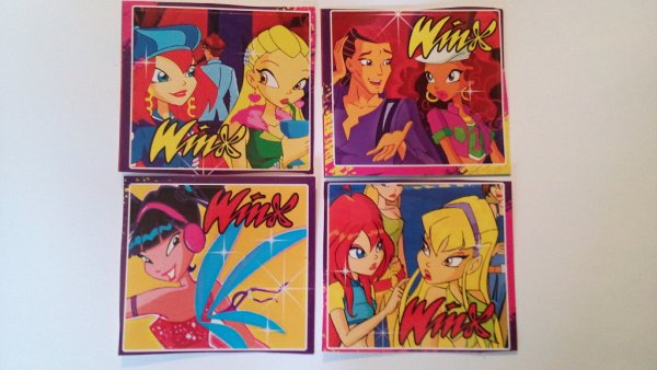 Коллекция наклеек Винкс