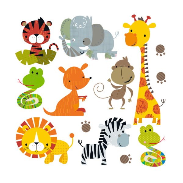 Животные (с наклейками)_