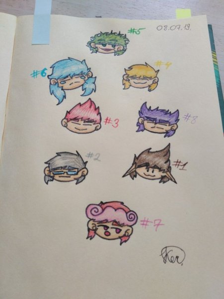 Лист стикеров 13 карт