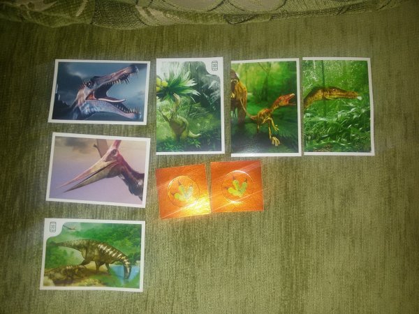 Наклейки динозавры Дикси