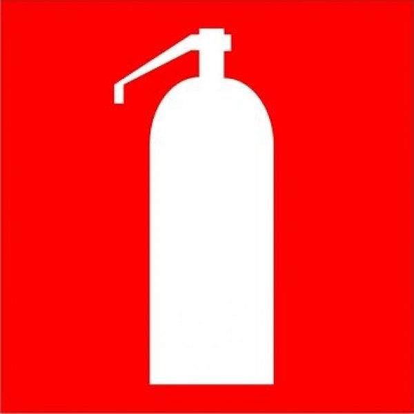Знак безопасности f04 огнетушитель (плёнка, 100х100) уп.10шт